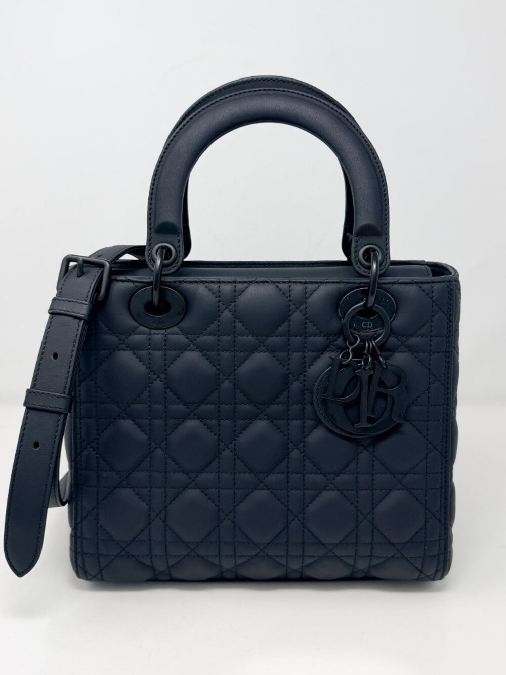 Christian Dior Medium Lady Dior So Black